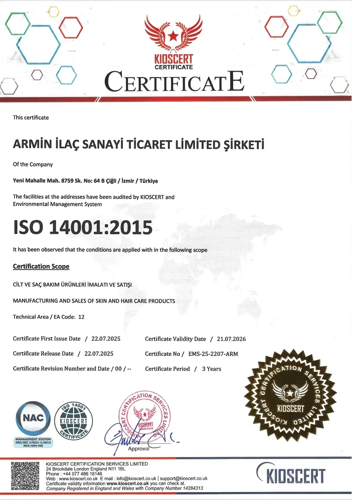 ISO 14001:2015 Cevre Yonetim Sistemi
